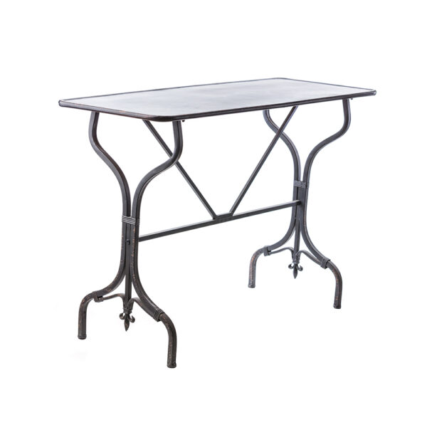 Premium Steel Gray Garden Table